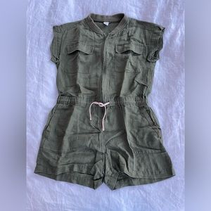 Crewcuts Army Green Colored One Piece